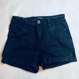Stylish Black Denim Shorts for Women